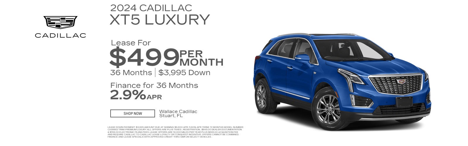 Cadillac XT5 Special Offer