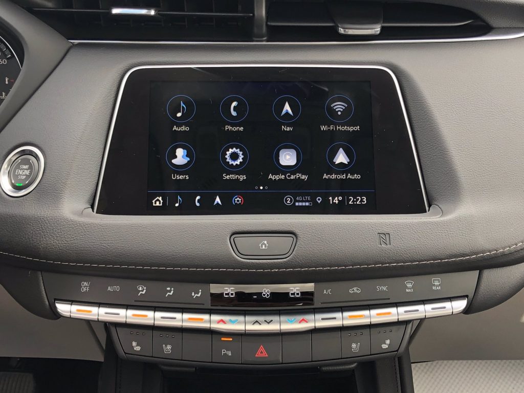 2021 Cadillac XT4 Infotainment