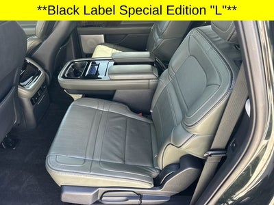 2022 Lincoln Navigator L Black Label Special Edition Pkg