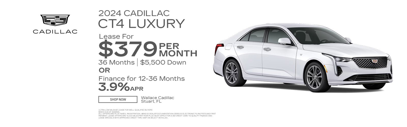 Cadillac CT4 Special Offer