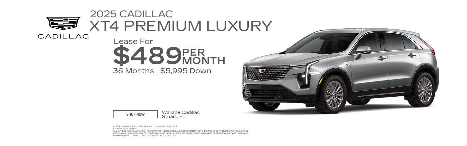 Cadillac XT4 Special Offer