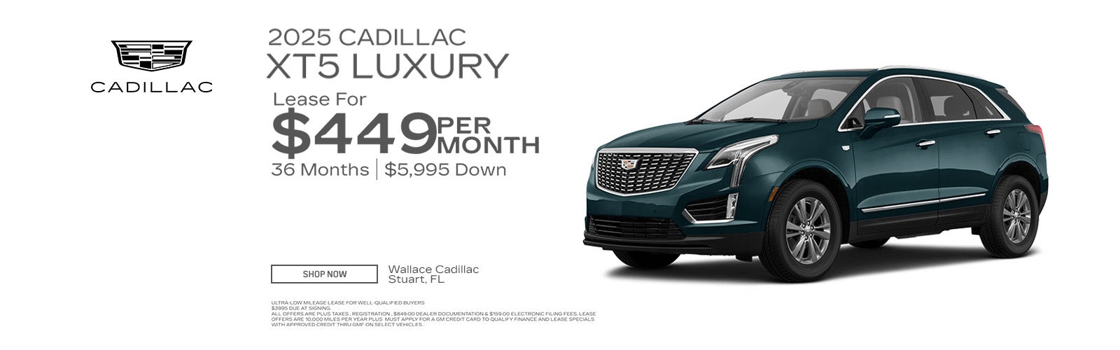 Cadillac XT5 Special Offer